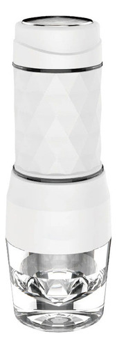 ! Blanco Máquina Espresso Cafetera Portátil Cápsula Y Café