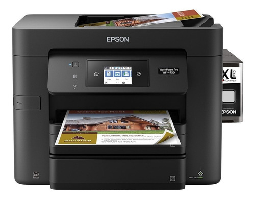 Imagen 1 de 1 de Impresora a color  multifunción Epson WorkForce Pro WF-4730 con wifi negra 100V - 120V