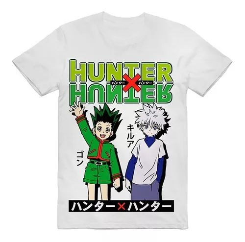 Camiseta/camisa Hunter X Hunter - Gon, Killua E Leorio