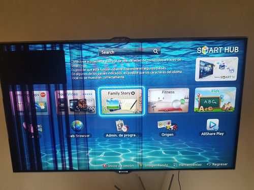 Imagen 2 de 10 de Televisor Led Samsung 46 Pulgadas Para Reparar O Repuestos