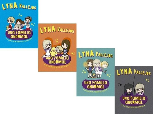 Pack Una Familia Anormal ( 4 Libros) - Lyna Vallejos