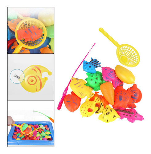 Juego De Pesca Con Caña De Pescar Para Favores De Fiesta De