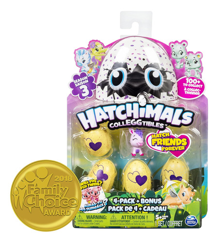 Hatchimals Colleggtibles Temporada 3, Paquete 4 + (los Y