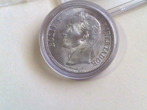 Moneda De Plata 5 Bolívares De 1935 Sin Circular