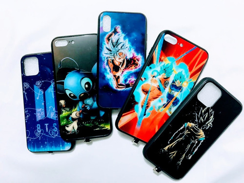 Imagen 2 de 10 de Fundas Led Personalizada Para iPhone(modelos En Descripción)