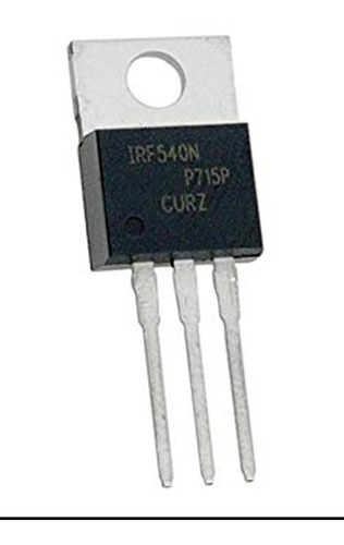 Imagen 1 de 2 de Transistor Mosfet N Irf540 Irf540n To220 Automotriz