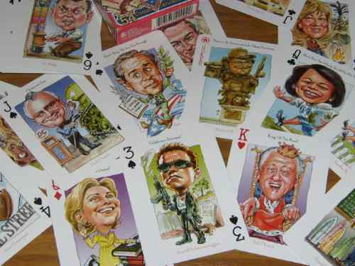 Comic Caricatures. Politicards 2004  (cartas)