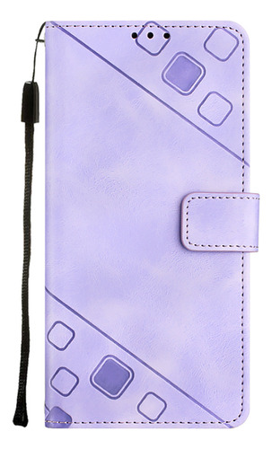 Funda Tipo Cartera Con Tapa En Relieve Para Samsung Note 8