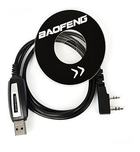 Cabo Usb Programação Radio Uv82 Uv5r Baofeng + Cd Original