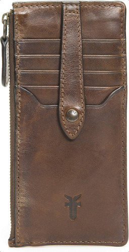 Frye Cartera Piel Melissa Snap Mujer, Color Marrón Oscuro,