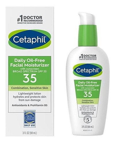 Cetaphil Hidratante Facial Sp35 - mL  Momento de aplicación Día Tipo de piel Seca - Grasa Sensible