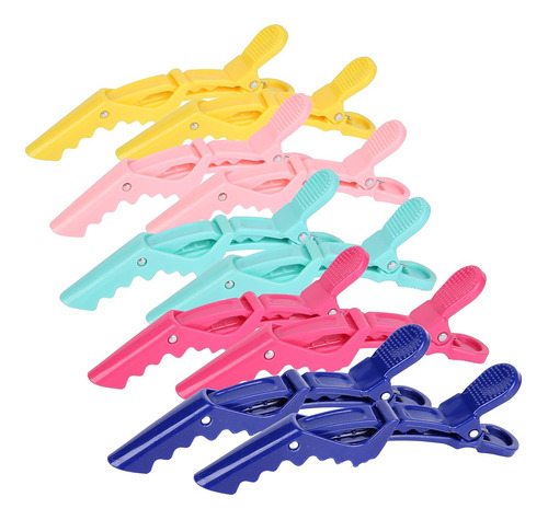 Pinzas Para El Cabello H&ll, Dientes Anchos Y Doble Bisagra,
