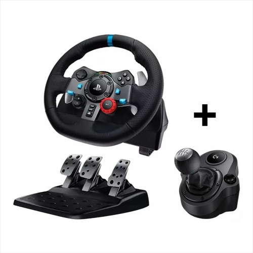 Imagen 1 de 10 de Timón Logitech G29 Para Pc / Ps5 | Ps4 + Palanca De Cambios
