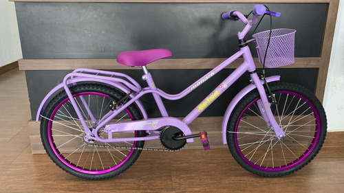 Bicicleta Infantil Brisa Monark Aro 20 Violeta