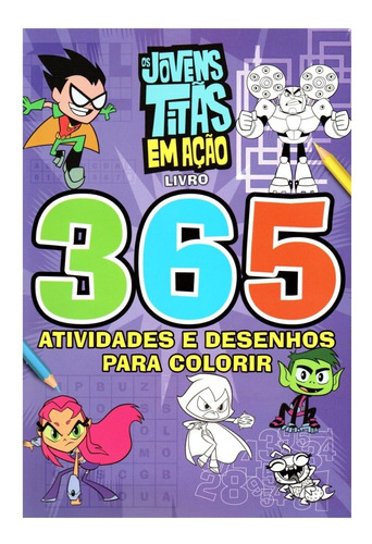 Livro Jovens Titas Em Ação 365 Atividades E Desenhos Colorir