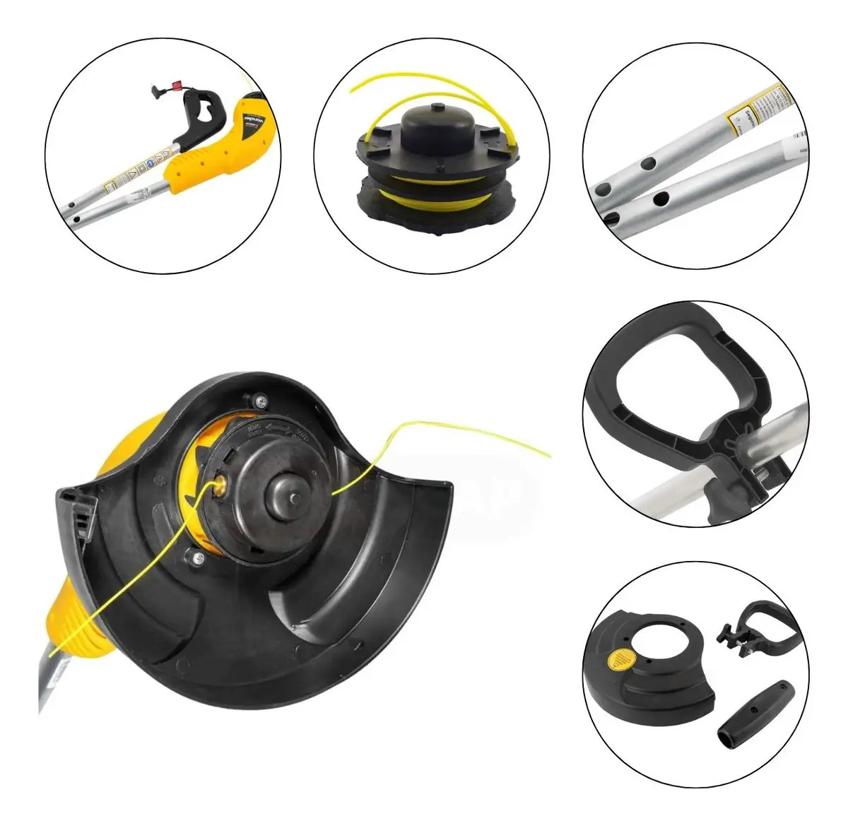Aparador de Grama Elétrico Vonder Leve 1500W Bipartido