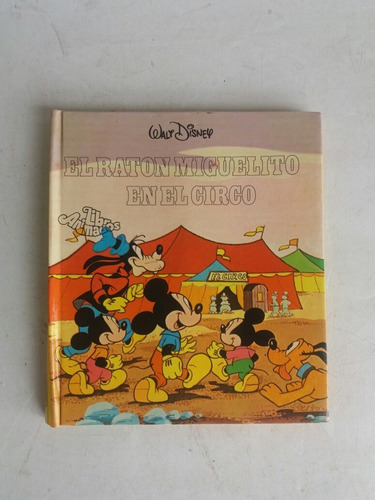 Antiguo Libro Animado Mickey Mouse Walt Disney Año 1976