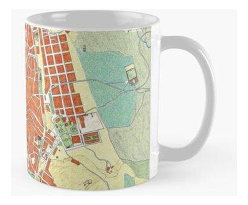 Taza Valverde Del Camino City Map Calidad Premium