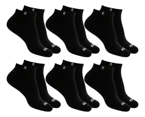Kit 6 Pares Meias Soquete Cano Curto