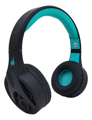 Fone De Ouvido Bluetooth Sem Fio Com Microfone Headset Gamer Cor Azul