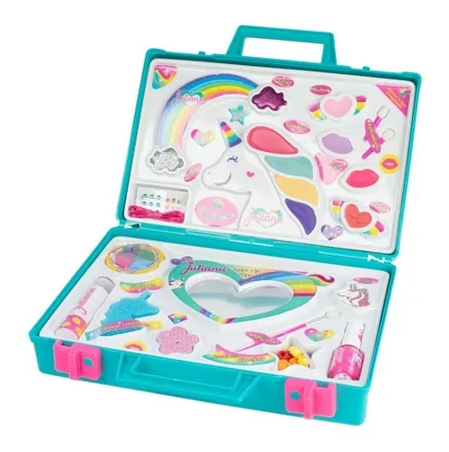 Valija Juliana Make Up Unicorn Maquillaje Unicornio Grande