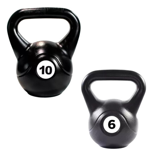 Set Pesa Rusa 10kg + Pesa Rusa 6kg Fitness Funcional