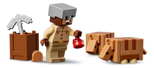 Kit de construcción Lego Minecraft La expedición a la mina Armadillo 21269