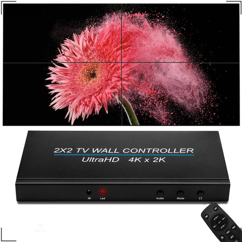 Imagem 5 de 7 de Video Wall Hdmi 2 X 2 Formador Painel Profissional Gigante