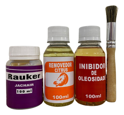 Cola Rauker 100ml + Removedor Citrus 100ml  Protese Jac