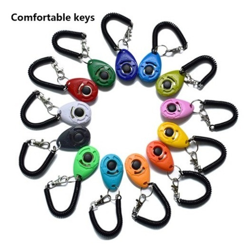 Imagen 6 de 6 de Obediencia Canina Corrige Perro Mascota Clicker Llavero Prac