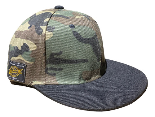 Gorra 6 Paneles Nn Skateboards Camuflada Regulable