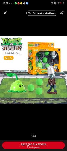 Figura De Acción Trio De Catapultas - Plantas Vs Zombies2