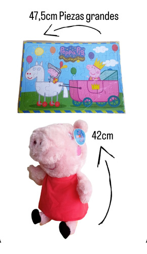 Peluche Grande De Peppa Pig 