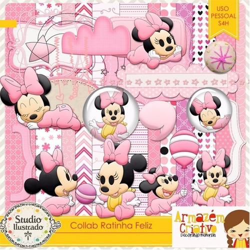 Kit Imprimible Minnie Baby Imagenes Clipart