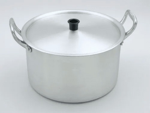 Imagem 2 de 2 de Panela Caçarola De Alumínio Hotel 40 Cm- 21 Litros