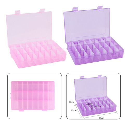 Caja De Almacenamiento Con Diseño Con Cierre, Caja Con Compa