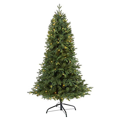 Casi Natural 5 Pies. Árbol De Navidad Artificial De Abeto Ve