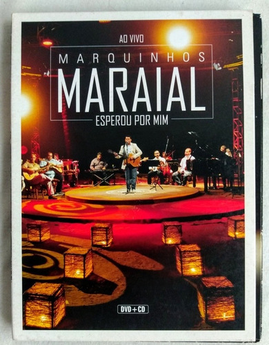 Dvd + Cd Marquinhos Maraial Esperou Por Mim Ao Vivo Original