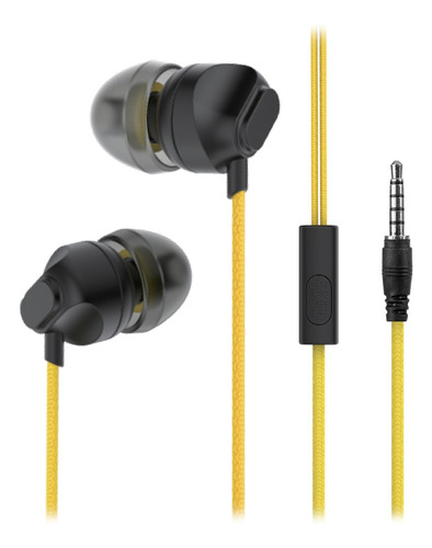 Auriculares Soul S189, color amarillo