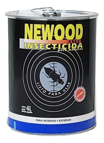 Newood Preservador Insecticida Para Maderas Tipo Penta X 4 L