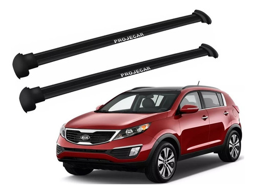 Imagen 1 de 3 de Barras De Techo Kia Sportage 2012-2015 Negra