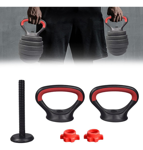 Accesorio De Peso Kettle, Agarre De Mango De Barra Y Tuerca