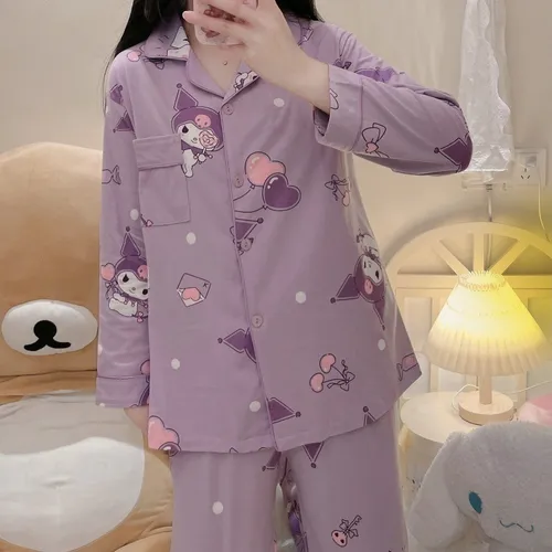 Pijama Kuromi Niña Pijama Manga Larga