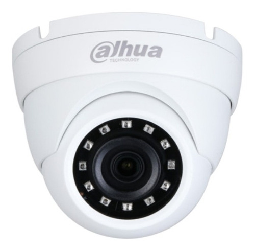 Cámara de seguridad Dahua HDW1200M28 con resolución de 2MP visión nocturna incluida blanca