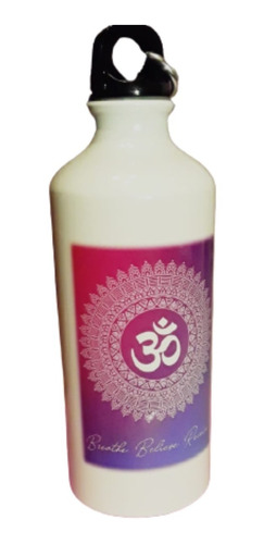 Botella Aluminio +toalla Yoga Om Kundalini Creaciones Zaimor