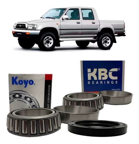 Kit Rodamiento Rueda Delantera Toyota Hilux 1989 2004 4x4