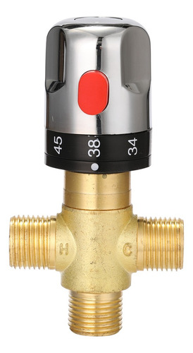 Imagen 1 de 6 de Válvula Mezcladora Termostática Ajustable Para Baño