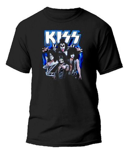 Remera Algodón Kiss Heavy Metal Musica Bandas