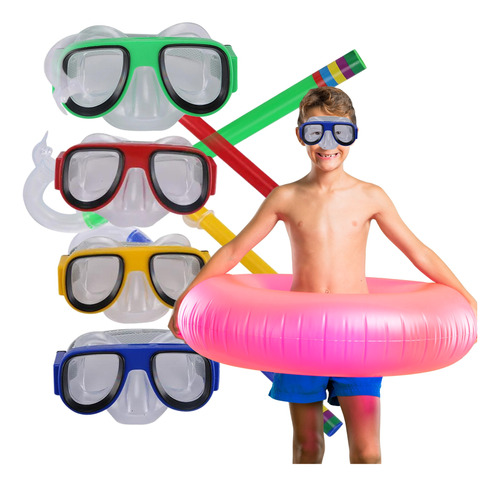 Óculos Mergulhador Piscina Natação Kids Esporte Mar