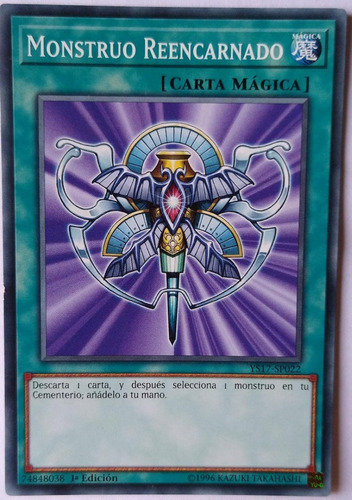 Yu Gi Oh! Monstruo Reencarnado Ys17-sp022